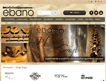 Tablet Screenshot of ebanomusic.com.br